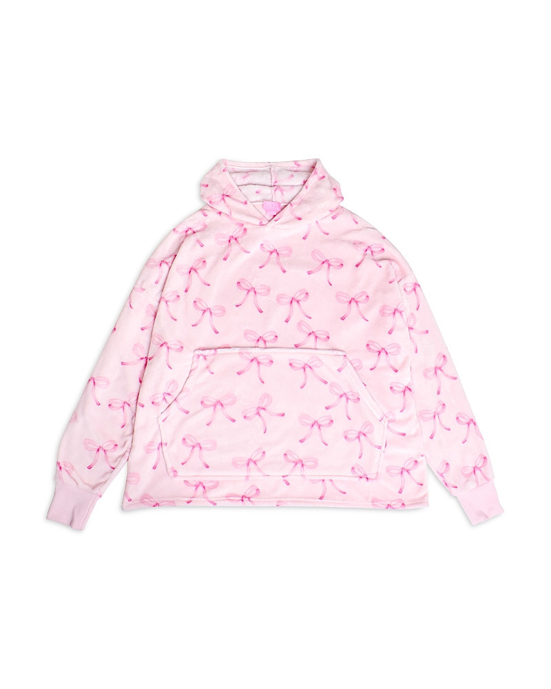 Omg Accessories Girls' Bow Print Pullover Hoodie | Bloomingdale's (US)