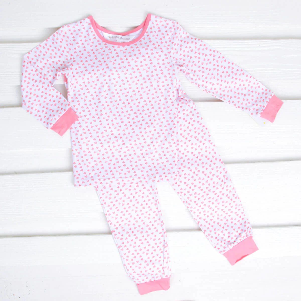 Sweetheart Pajamas White and Pink | Classic Whimsy