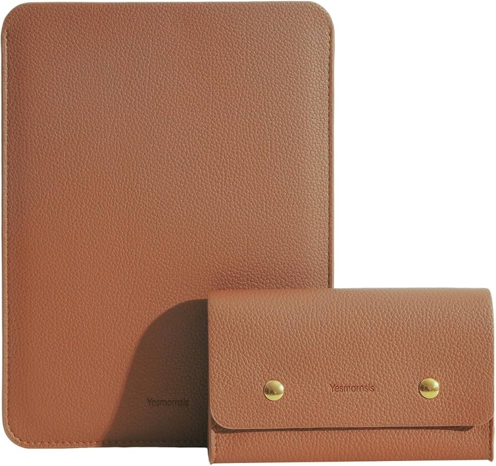 PU Leather Padded Laptop Sleeve Bag 13Inch Compatible with New MacBook Air 13 A3113 M3, 2024 MacB... | Amazon (US)