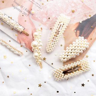 Faux Pearl Hair Clip (various designs) | YesStyle Global