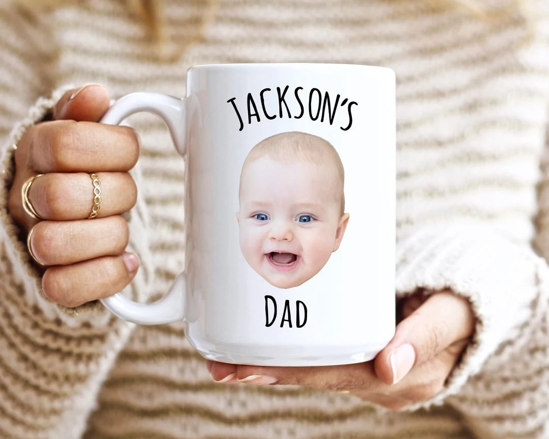 Custom Baby Face Mug Personalize Child Photo Coffee Cup for - Etsy | Etsy (US)