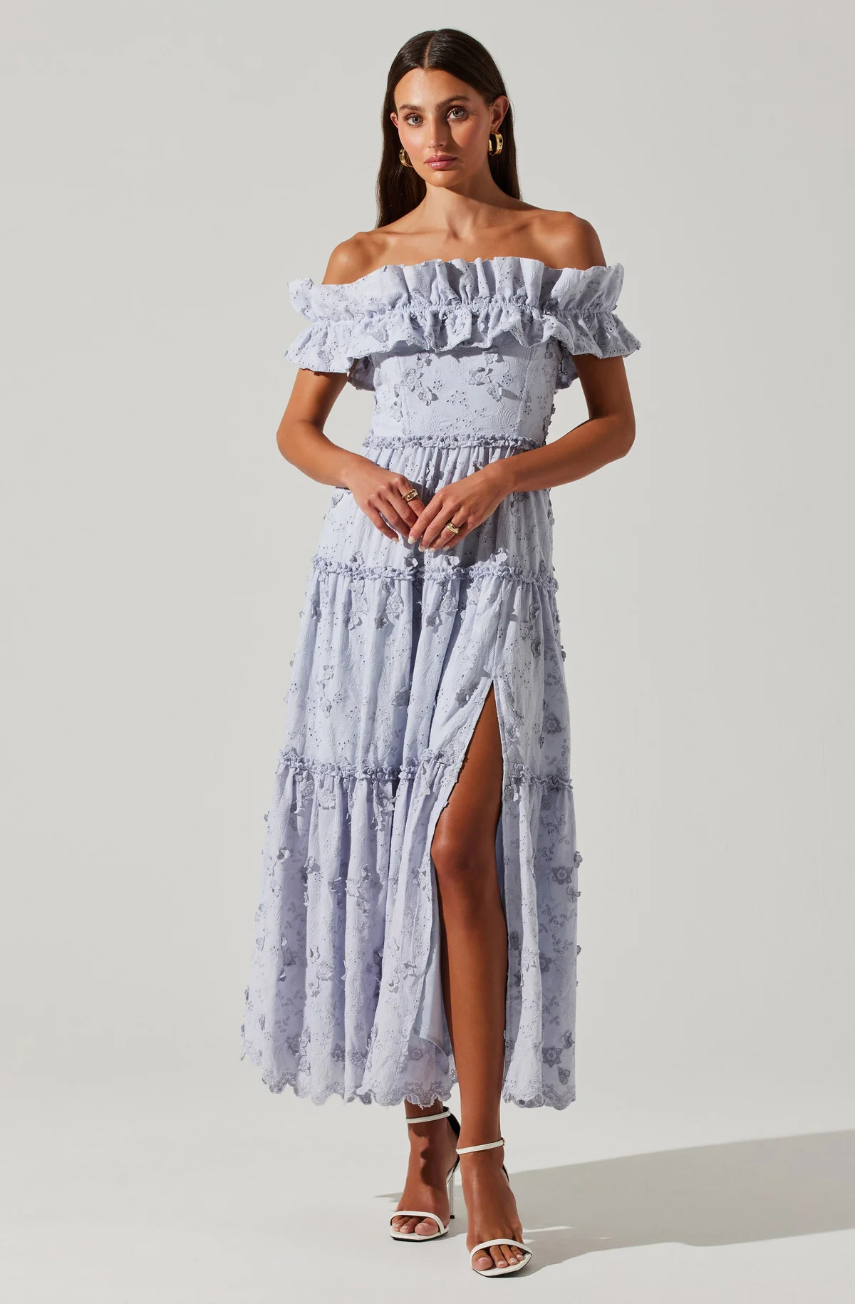 Piccola Off Shoulder Midi Dress | ASTR The Label (US)