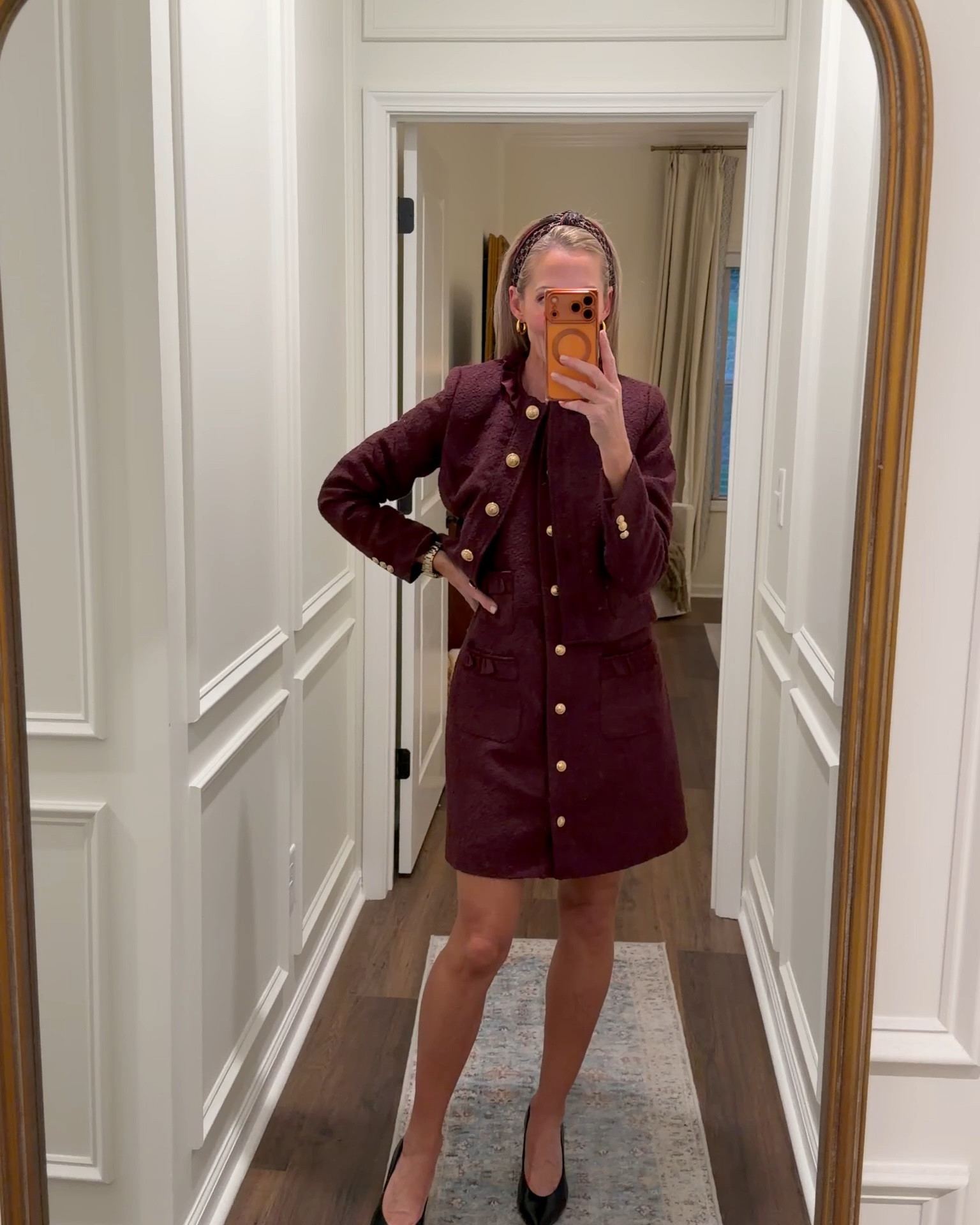 Today’s outfit of the day for an important meeting. Is this Walmart dress and jacket that absolutely blows my mind it is so high-quality so good and so affordable.@Walmart