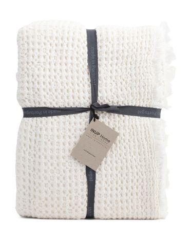 Made In Portugal Waffle Coverlet | TJ Maxx