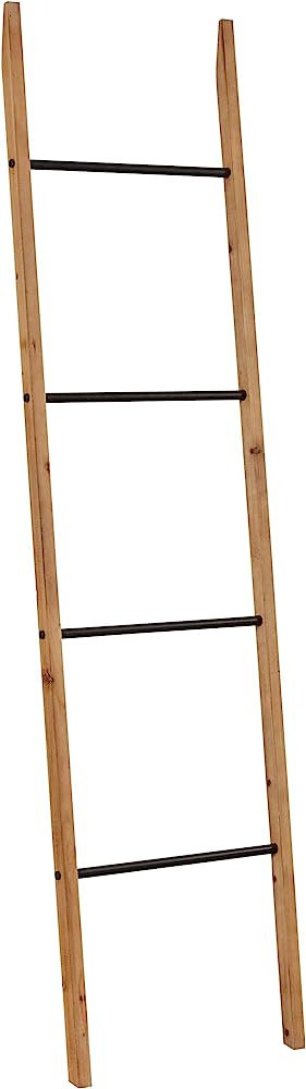 Amazon Brand – Rivet Contemporary Fir Decorative Blanket Ladder with Iron Rungs - 71.65" Height... | Amazon (US)