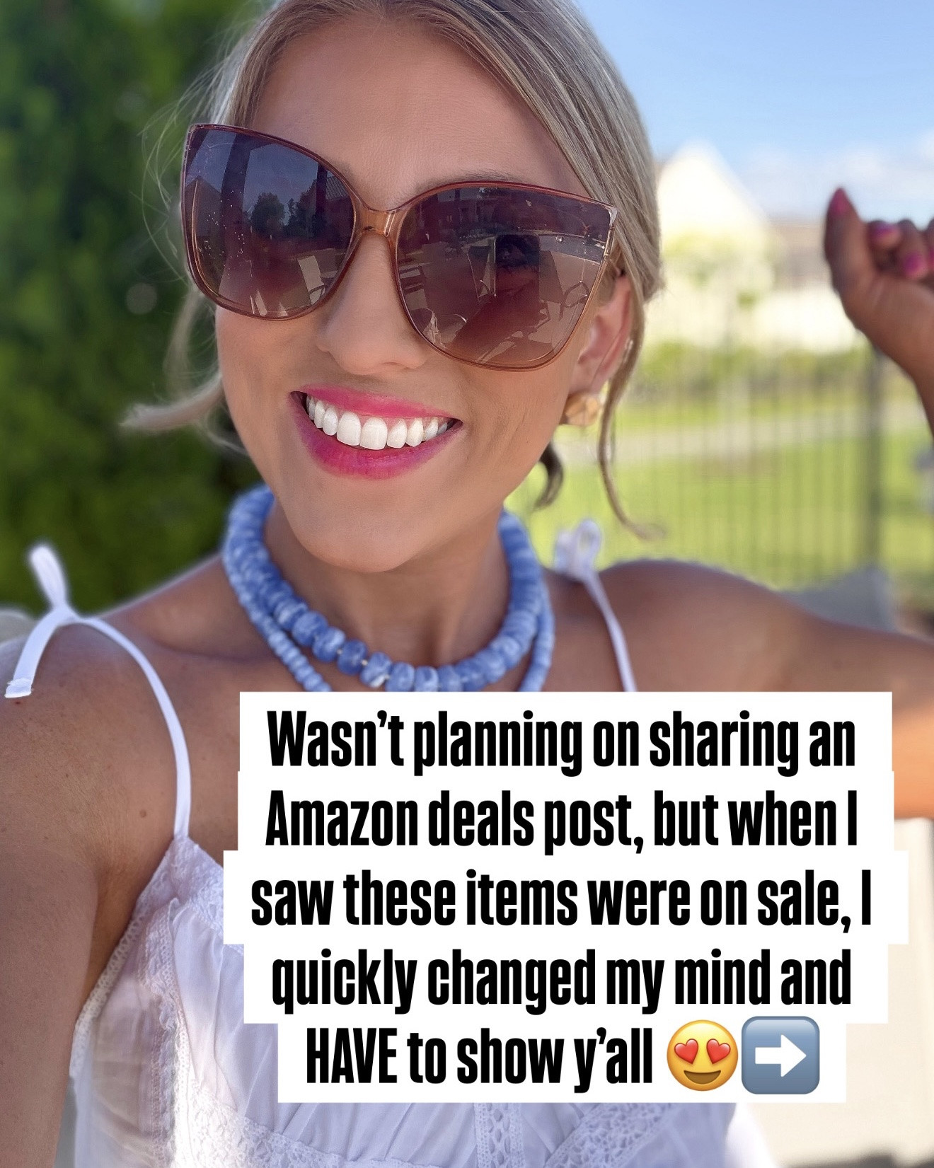 ✨ PRIME DAY FAVORITES ✨

I wasn’t planning on sharing an Amazon Prime Day roundup, but some of my absolute favorite purchases are marked down right now and the deals were too good not to share! 🤩

From my go-to electrolyte packets and favorite beaded necklaces to the ONLY strapless bra I’ve worn for years, these are all products I genuinely use and love. Plus, several of my most-worn outfits, dresses, and summer accessories are included too!

🌊 My favorite beach tent with UPF 50+ protection
💙 Electrolyte drink mix with no added sugar
✨ Colorful beaded necklaces that instantly elevate an outfit
🤍 The best strapless bra for support and comfort
👗 A dress I own in multiple colors and always get compliments on
🍊 100% cotton gingham matching set
💕 Adorable fringe sweater tank
❤️ Designer-look top that feels way more expensive than it is
🧴 Eczema cream that has been a game changer for my skin

If you’ve been waiting for Prime Day to stock up on tried-and-true favorites, now is the time! Most of these are items I’ve shared over and over because they’ve earned a permanent spot in my wardrobe, beauty routine, or everyday life.

Comment DEALS and I’ll send everything your way! 🛍️✨

#AmazonPrimeDay #PrimeDayDeals #AmazonFinds #AmazonFavorites #AmazonFashion #SummerStyle #BeachEssentials #AmazonHomeFinds #AmazonMustHaves #FashionFinds #AffordableFashion #SummerOutfits #VacationStyle #BeachVacation #AmazonDeals2026 #DailyFavorites #LifestyleBlogger #OOTDInspiration #AmazonSale #PrimeDayFinds #WomenStyleInspo #SummerFashionFinds #AmazonInfluencer #FashionDeals #ShopMyFavorites

#LTKootd #LTKSaleAlert #LTKPetite