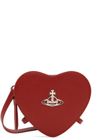Red Louise Heart Crossbody Bag | SSENSE