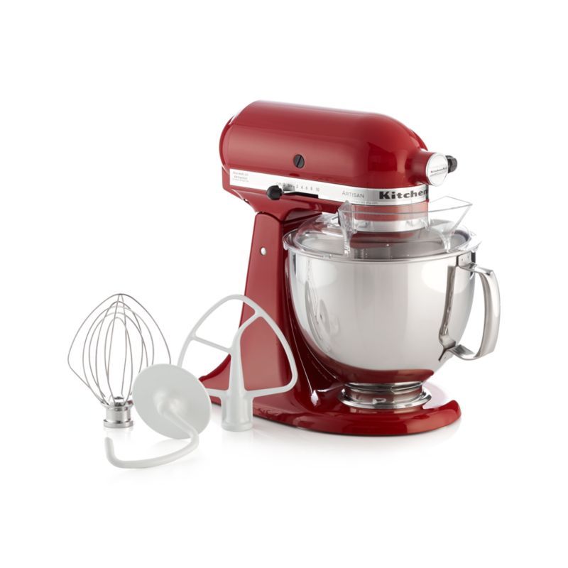 KitchenAid KSM150PSER Artisan Empire Red Stand Mix + Reviews | Crate and Barrel | Crate & Barrel