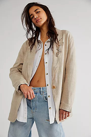 Beckett Boyfriend Blazer | Free People (Global - UK&FR Excluded)
