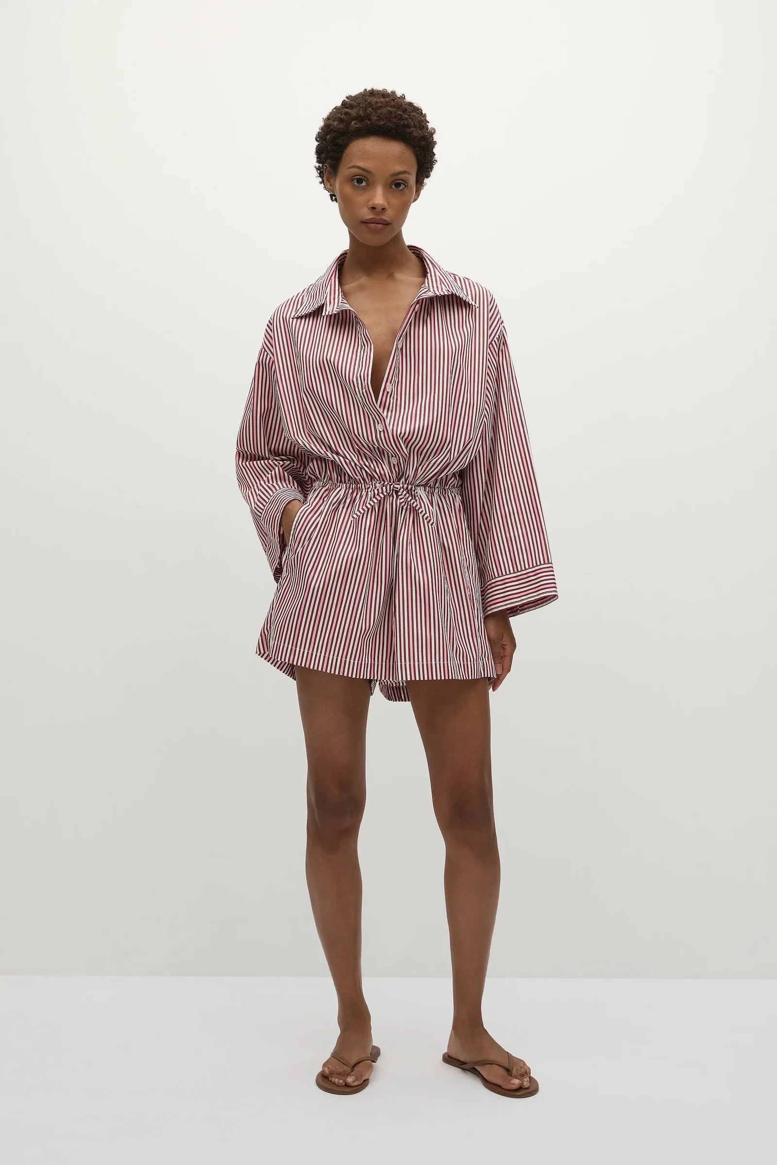 Freja Playsuit Clare Stripe - Final Sale | Faithfull (AU)