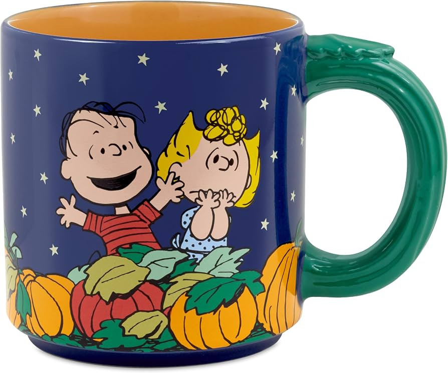 Hallmark Peanuts Ceramic Mug (Great Pumpkin Scene) 16 oz. | Amazon (US)