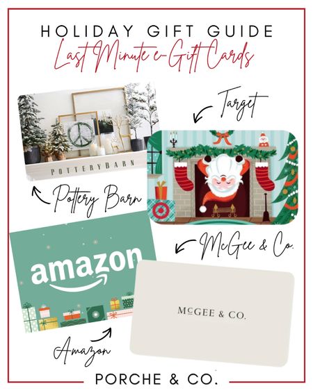 Last minute online Gift Cards for everyone in your life 🌲 Just print out and put in a card or send via email! #giftcard #amazon #target #potterybarn

#LTKSeasonal #LTKGiftGuide #LTKHoliday