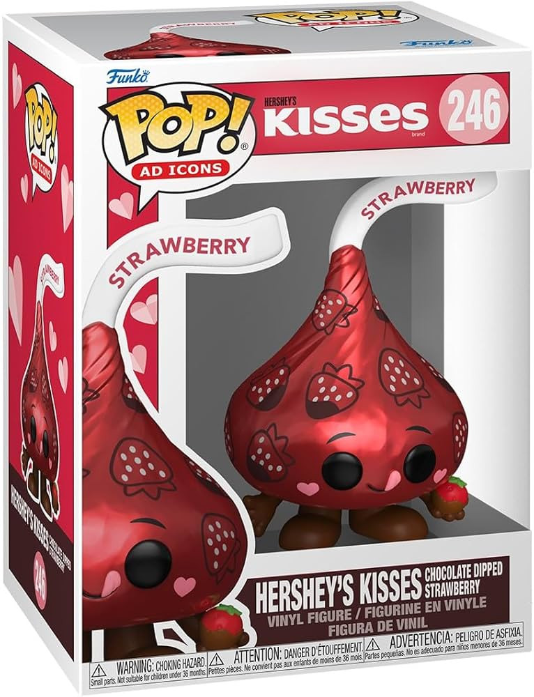 Funko Pop! AD Icons: Hershey's Kisses Chocolate Dipped Strawberry | Amazon (US)