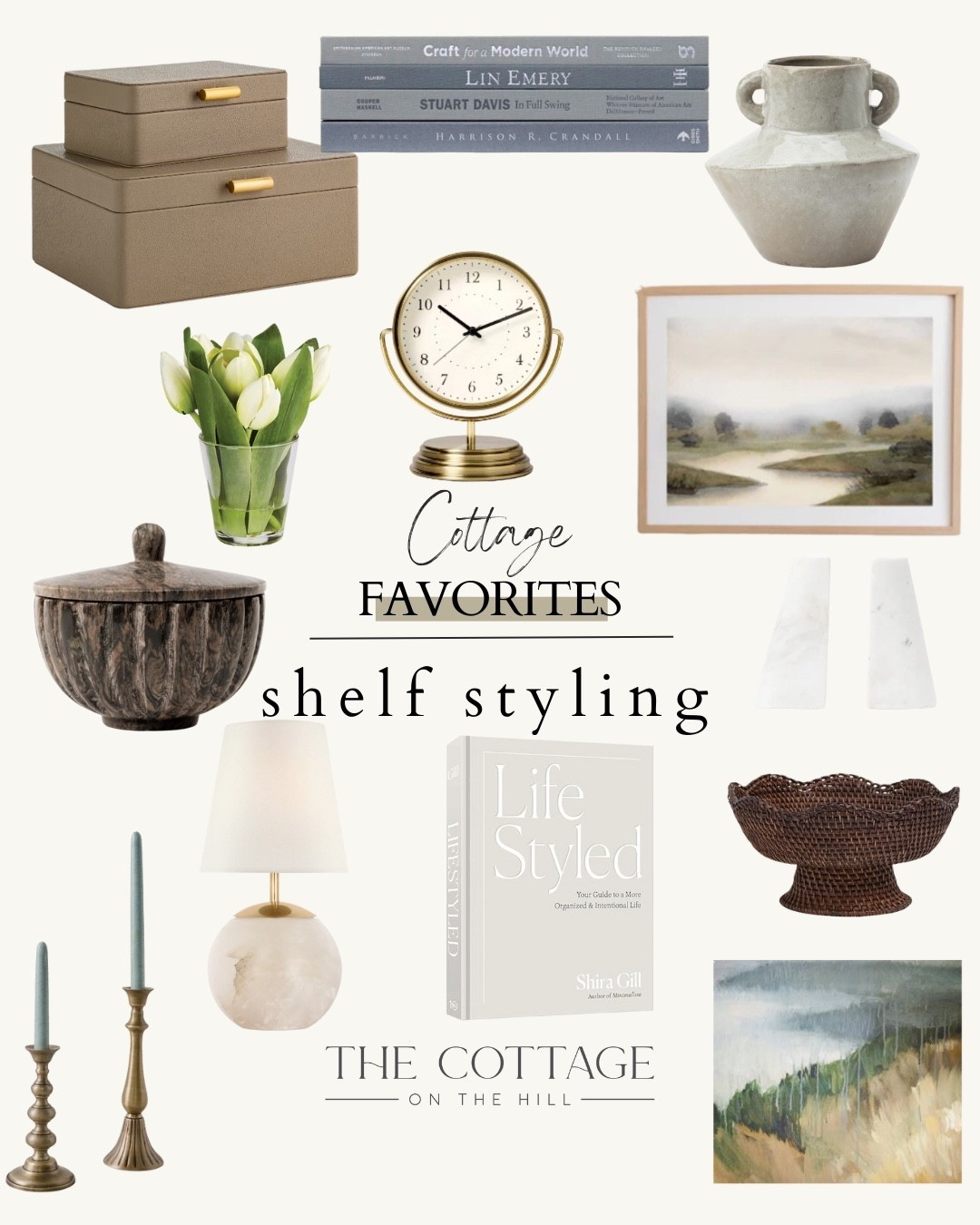 Here is a roundup of some favorite shelf styling accessories 

#LTKHome