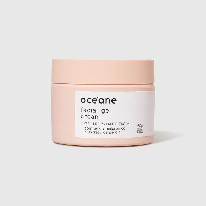 Gel Hidratante Facial com Extrato de Pérola - Facial Gel Cream 50g | Oceane (BR)