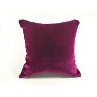 Silk Velvet Pillow Cover in Iridescent Deep Fuchsia Handmade | Etsy (US)