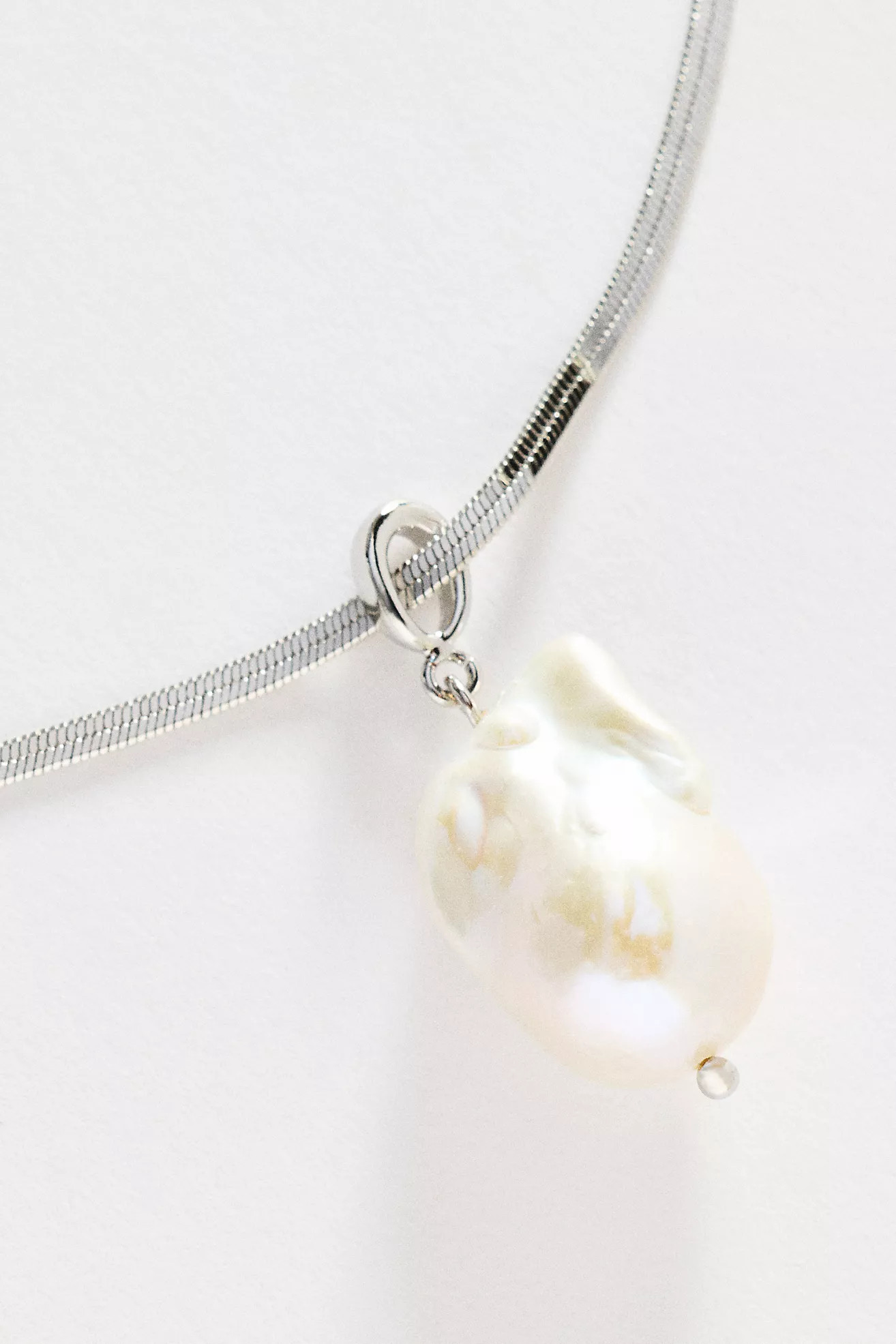 Organic Freshwater Pearl Pendant Necklace | Anthropologie (US)