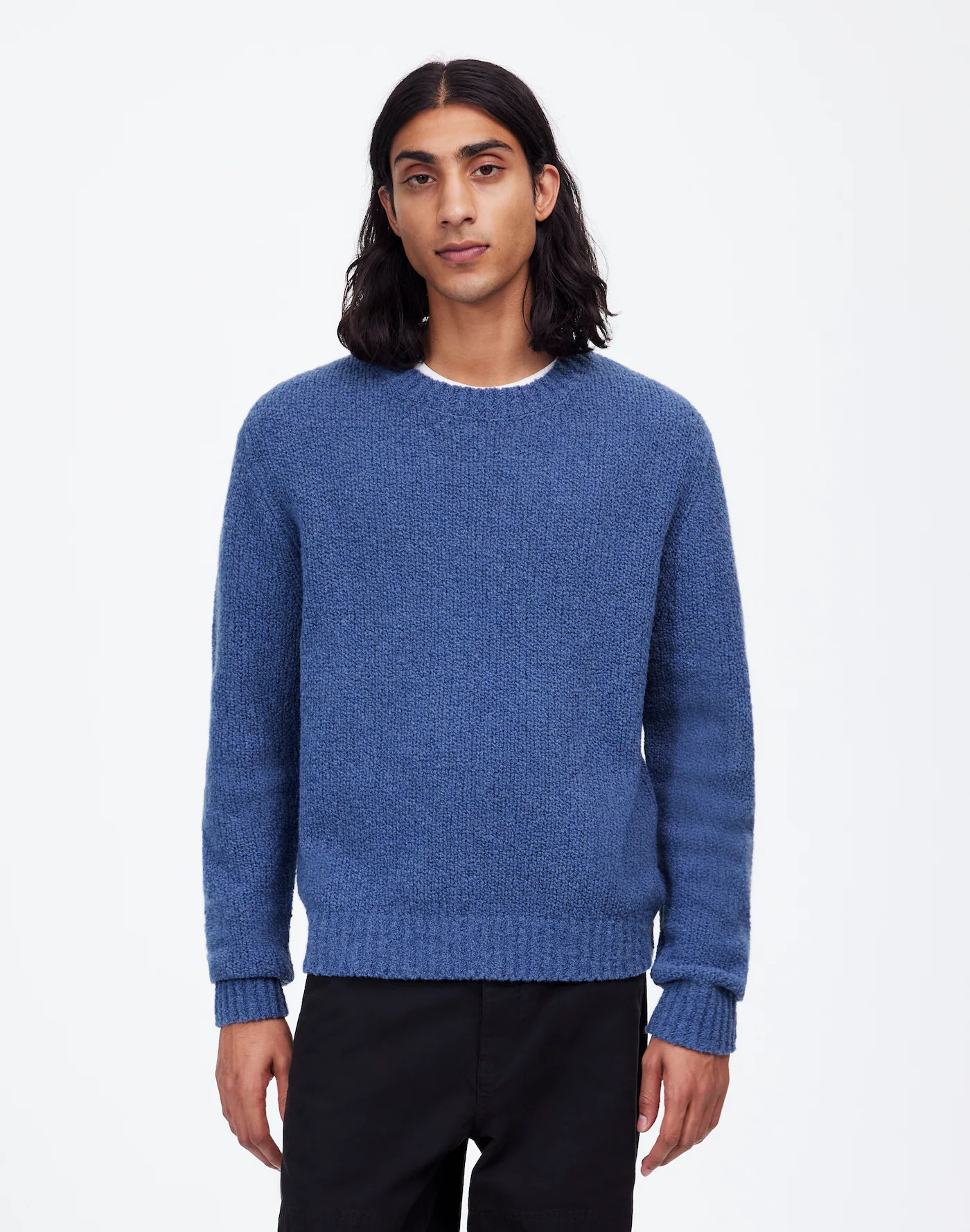 Boucl&eacute; Crewneck Sweater | Madewell | Madewell