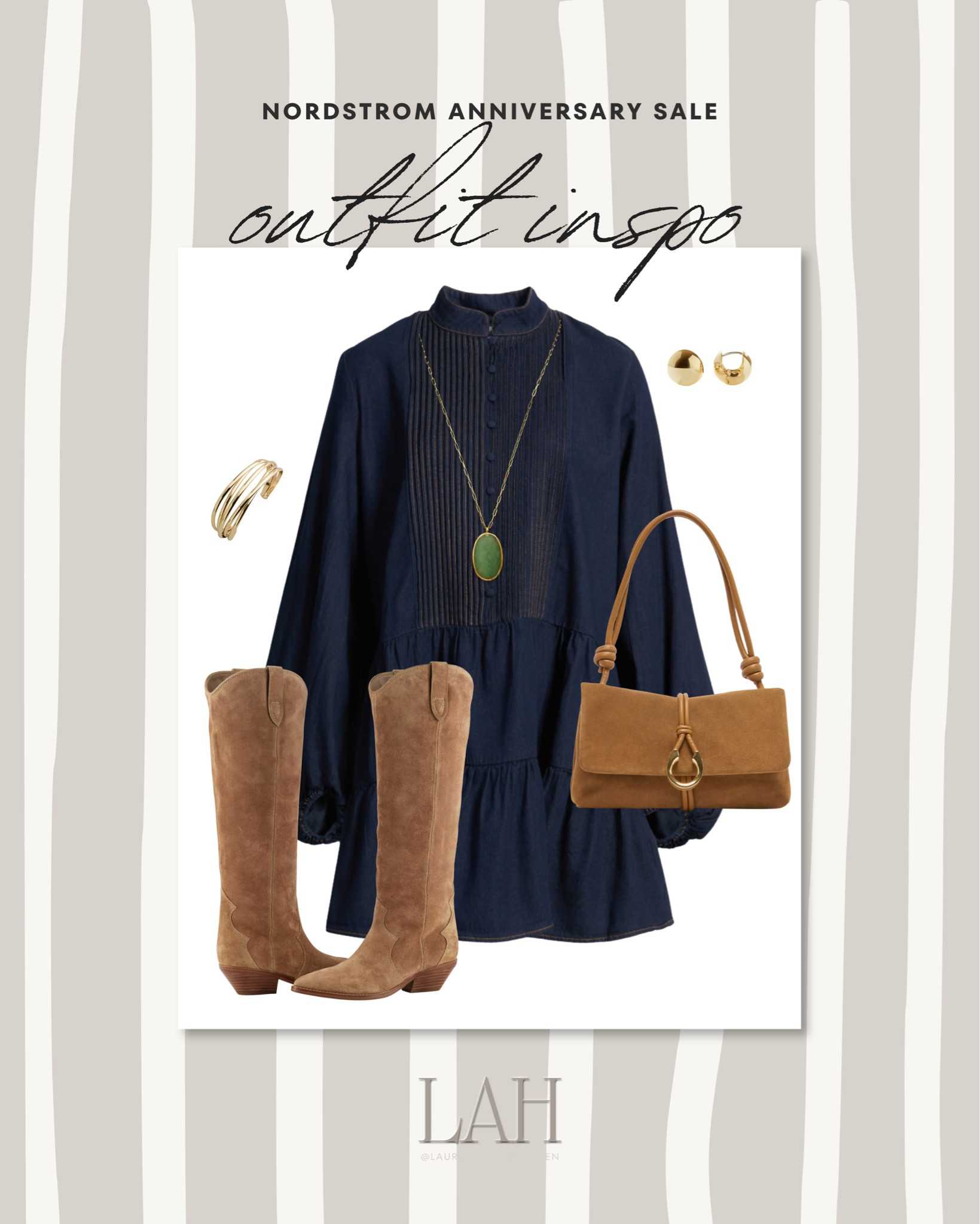 The Nordstrom Anniversary sale is open to the public! There are so many beautiful pieces on sale from clothing to accessories and more. Love this denim dress for family pictures, a country concert, or any fall events!

#LTKSaleAlert #LTKootd