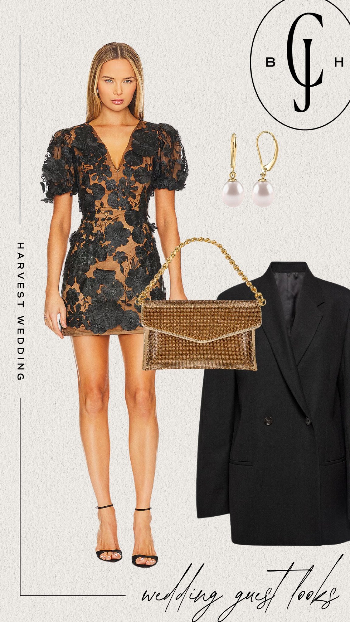 Combine black with a harvest gold for the perfect fall wedding guest look. 

#LTKWedding #LTKSeasonal