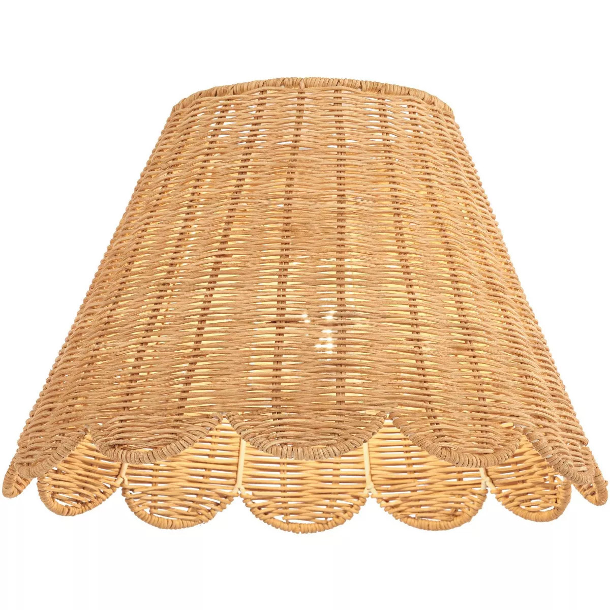 Springcrest 7" Top x 15" Bottom x 9 1/2" High x 9 1/2" Slant Lamp Shade Replacement Medium Brown ... | Target