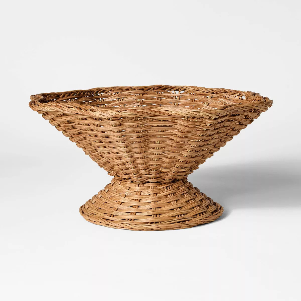 Woven bowl Wavy Rim with Pedestal Base - Threshold™ designed with Studio McGee | Target