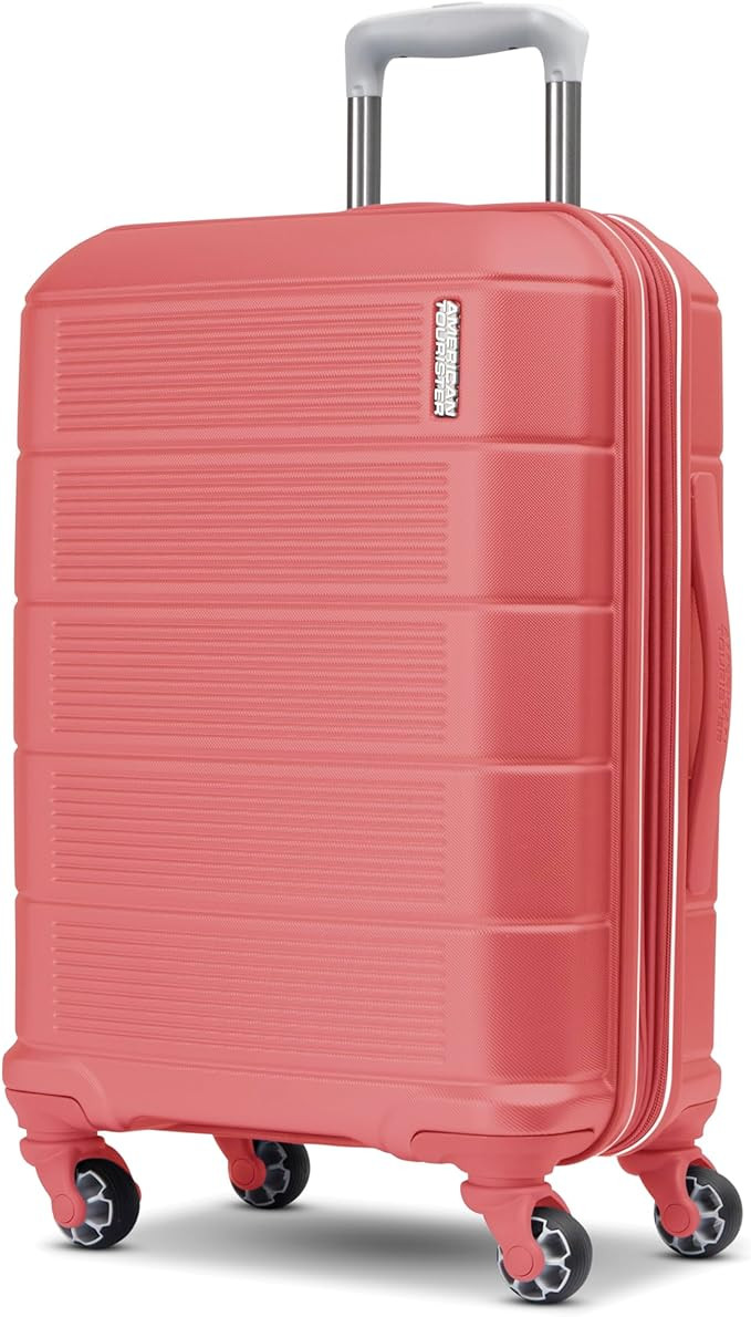American Tourister Stratum 2.0 Expandable Hardside Luggage with Spinner Wheels, Soft Coral, 20-In... | Amazon (US)