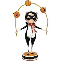 ESC by Artist Lori Mitchell Halloween 17282 Toss a Jack Cat Boy Figurine, 7 Inches Tall, Multicol... | Amazon (US)