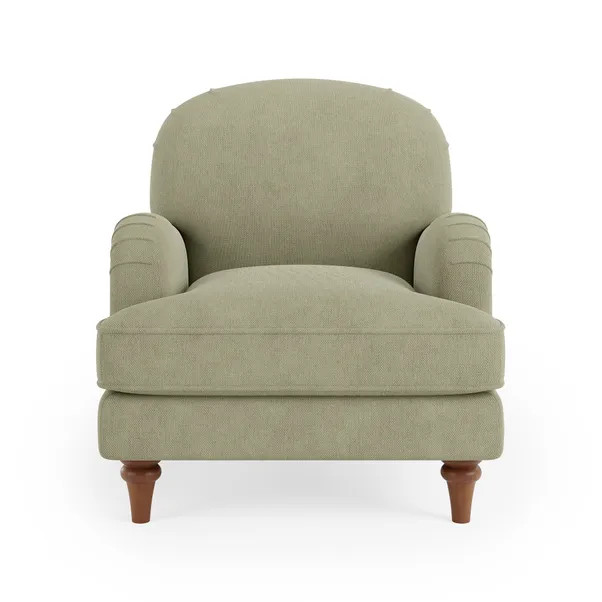 Beatrice II Soft Tonal Chenille Armchair | Dunelm