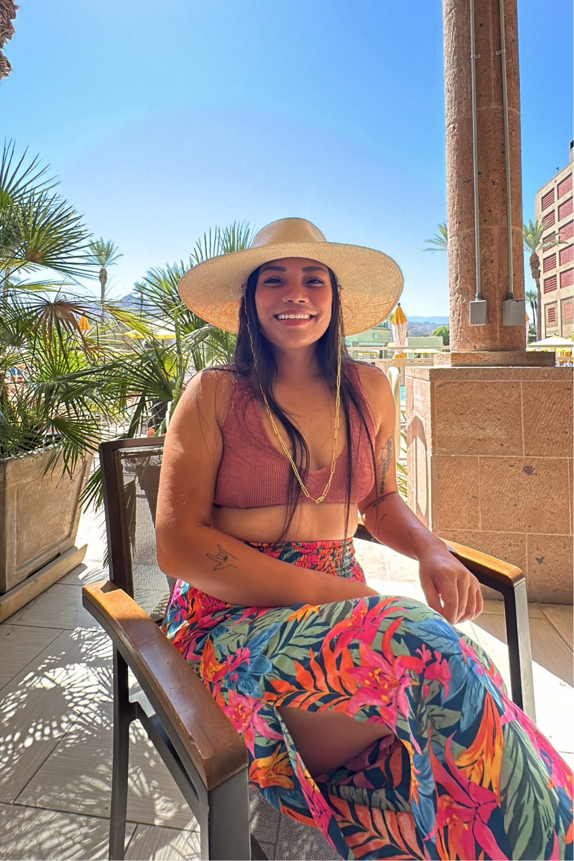 Desert vacation outfit ☀️ it’s nice and sunny in Temecula / Indian Wells, CA so I wore a bikini (M), swim cover up pants (M), and a hat (M/L) 

#LTKMidsize #LTKSwim #LTKTravel