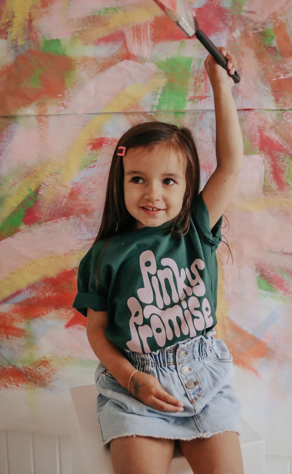 friday + saturday: pinky promise toddler t shirt | RIFFRAFF