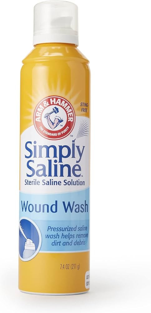 Simply Saline Wound Wash Wound Cleanser 7.1 oz. Spray Can | Amazon (US)