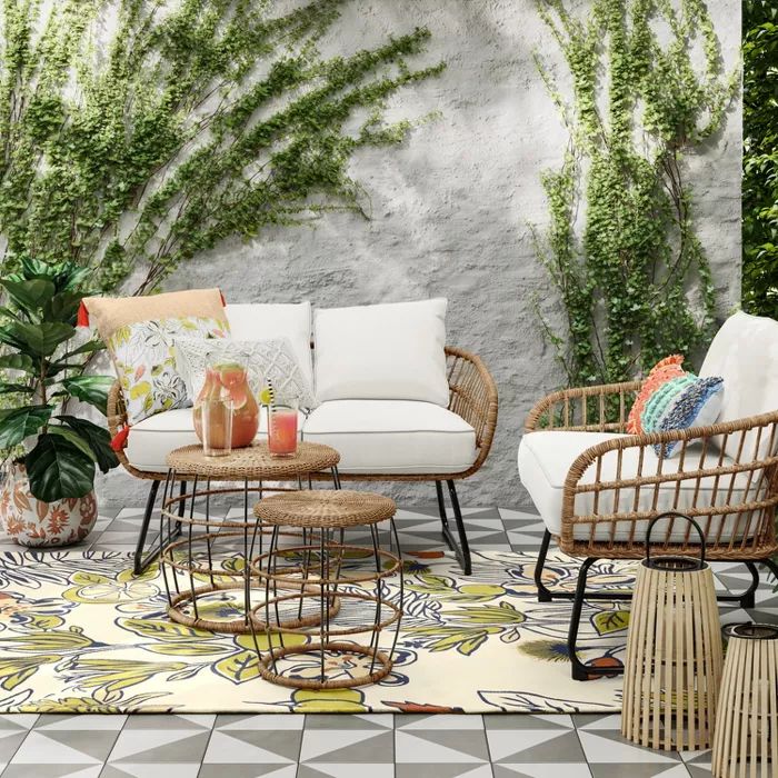 Southport Patio Conversation Set - Linen - Opalhouse™ | Target