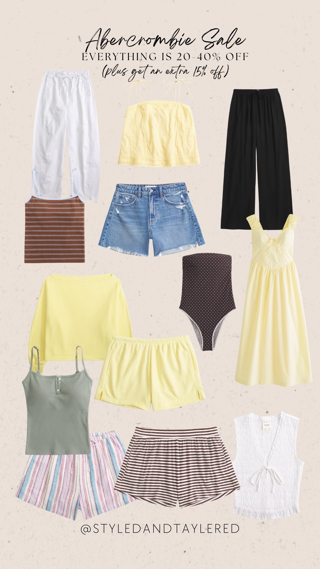 Abercrombie sale - get 20-40% off everything plus use code AFSUMMER for an extra 15% off (code stacks)




Abercrombie style
Abercrombie new arrivals
Abercrombie shorts
Abercrombie code
summer outfits

#LTKSaleAlert