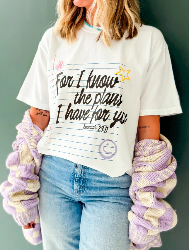 Jeremiah 29:11 Tee | Worthy Wear