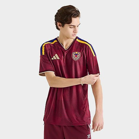 adidas Men's Venezuela Home Replica Soccer Jersey in Team Collegiate Burgundy Size: XL | Finish Line (US)