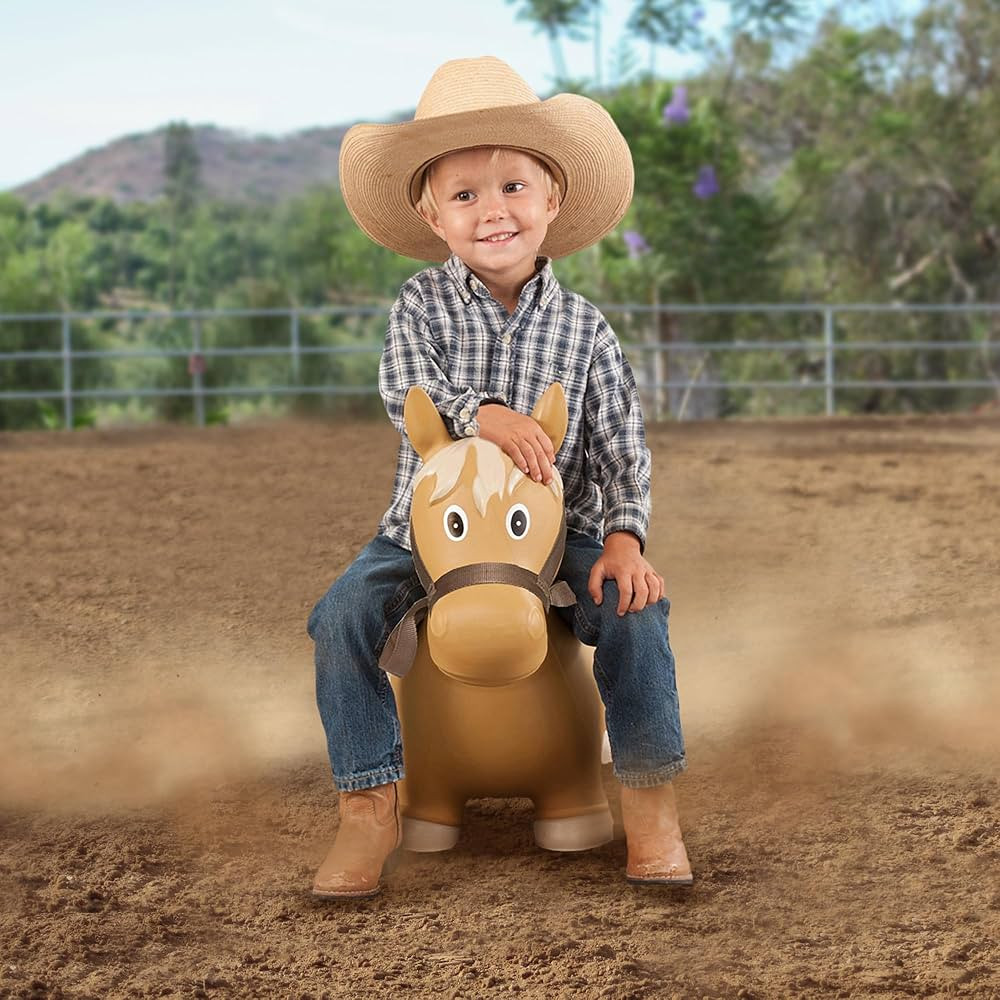 Big Country Toys Lil’ Bucker Horse Kids Toys - Rodeo Ride On Toys for18 Months to 3+ Years - Bo... | Amazon (US)