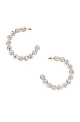 Stardust Crystal Hoop Earrings | Revolve Clothing (Global)