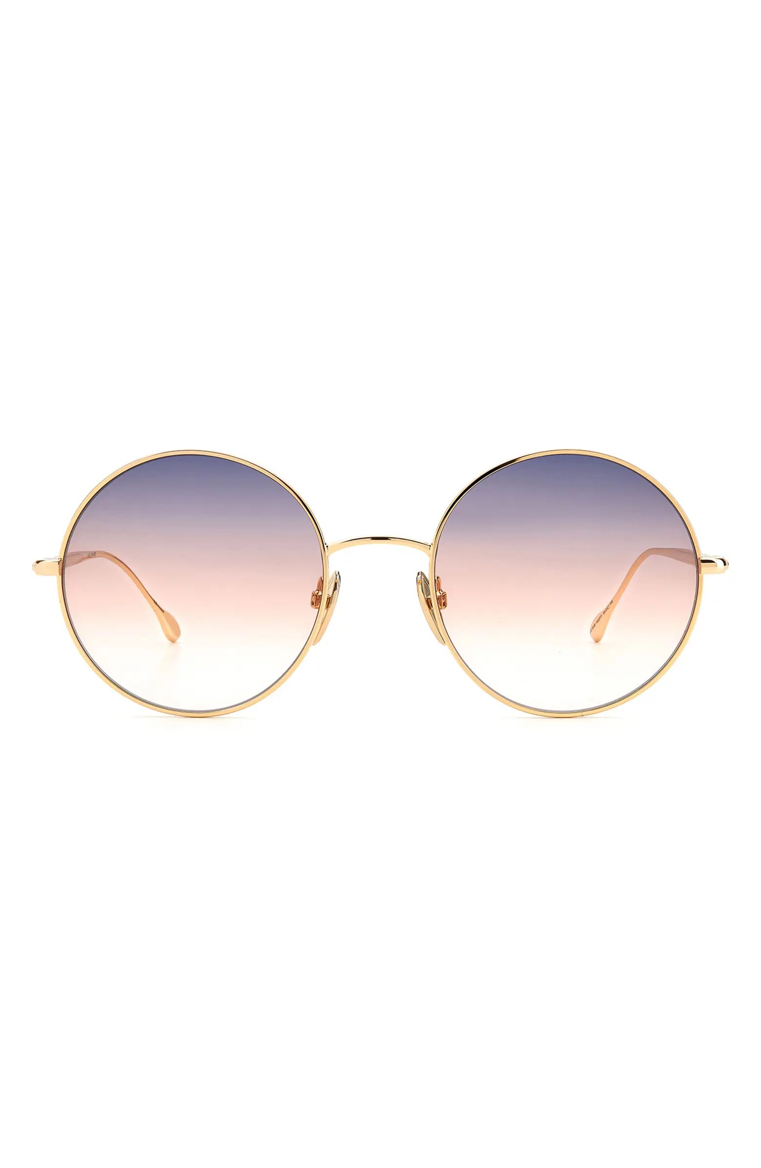 54mm Gradient Round Sunglasses | Nordstrom