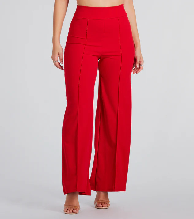 Looking Chic High Waist Wide-Leg Pants | Windsor Stores