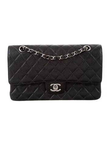 Chanel Caviar Classic Medium Double Flap Bag | The Real Real, Inc.