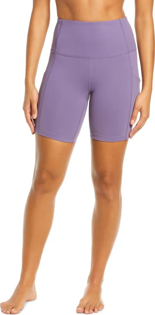 Live In High Waist Pocket Bike Shorts | Nordstrom