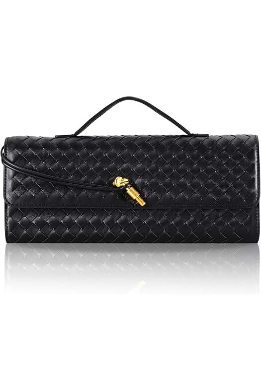 EGCUQ pu Leather Woven Bag | Amazon (US)