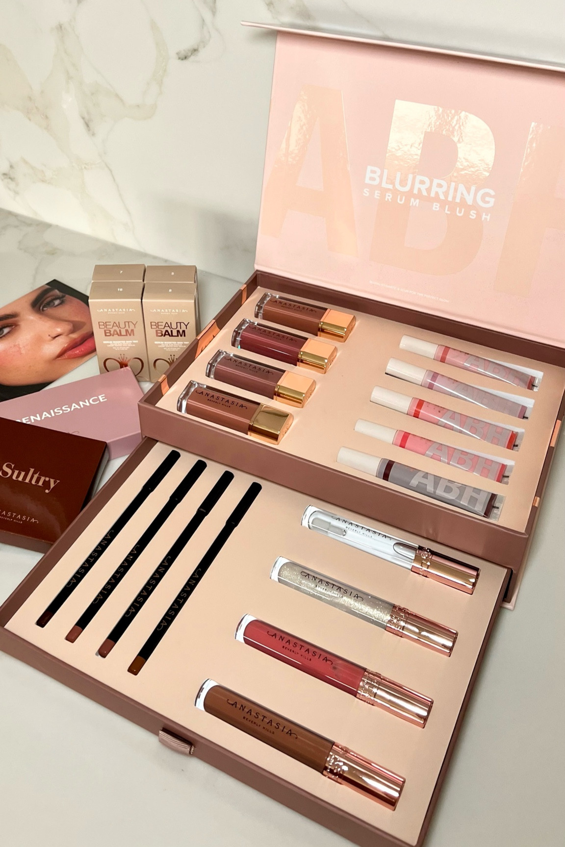 Obsessed with the new Anastasia Beverly Hills Blurring Blush Serum! Blends so well and keeps my skin hydrated! Linked the other goodies as well 😍 #Anastasia #ABH #AnastasiaBeverlyHills

#LTKBeauty #LTKFindsUnder50 #LTKFindsUnder100