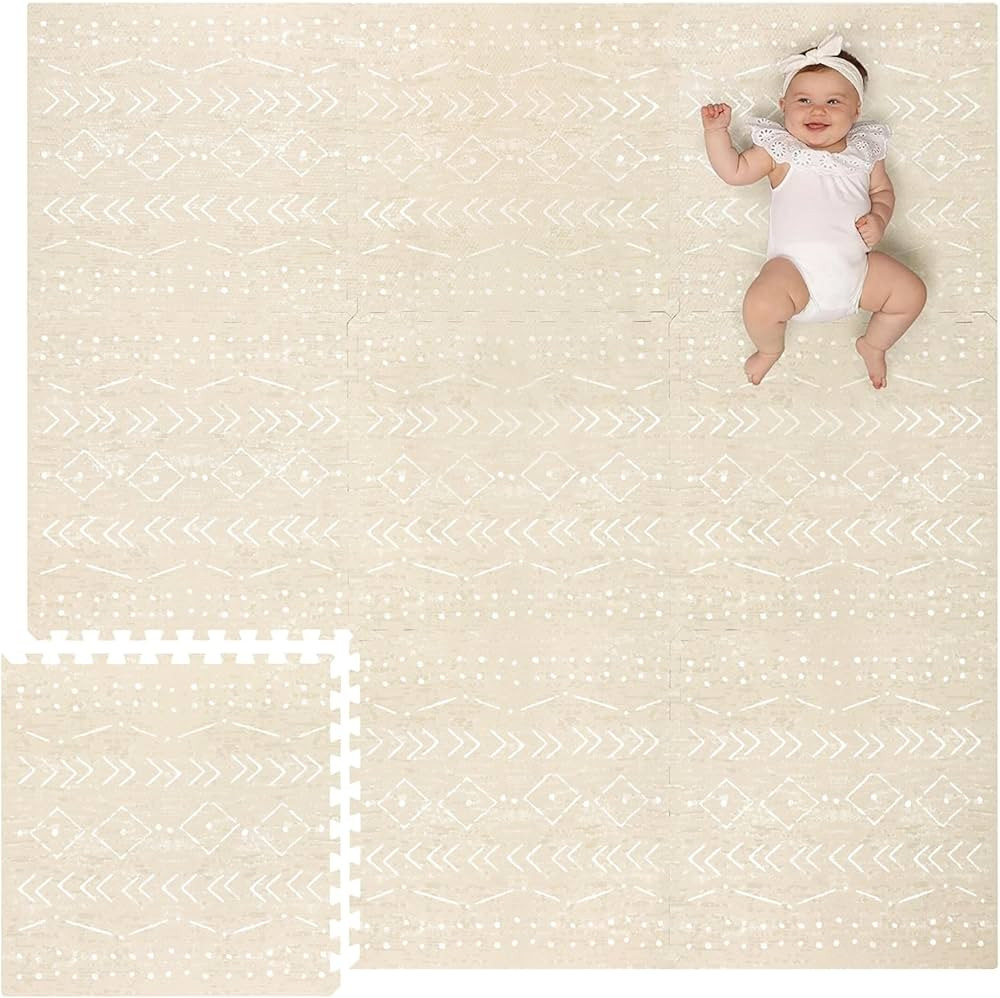 Lillefolk Baby Foam Play Mat - Baby Playmat | Tiles for Kids Interlocking Mat - Foam Baby Mat for... | Amazon (US)