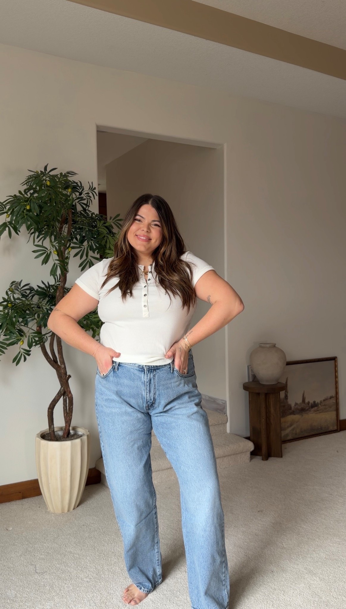 Currently loving these Levi jeans! Fit like a midrise- I sized up to 34, they’re great structure and good length. 

Jeans, midsize, Amazon, winter 

#LTKMidsize #LTKmomlife #LTKTall