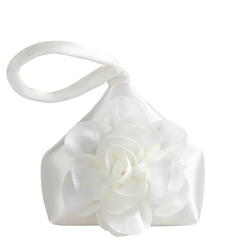 BABEYOND Clutch Purses for Women - Evening Bags Flower Satin Handbag Classy Wristlet Purse for Pa... | Amazon (US)