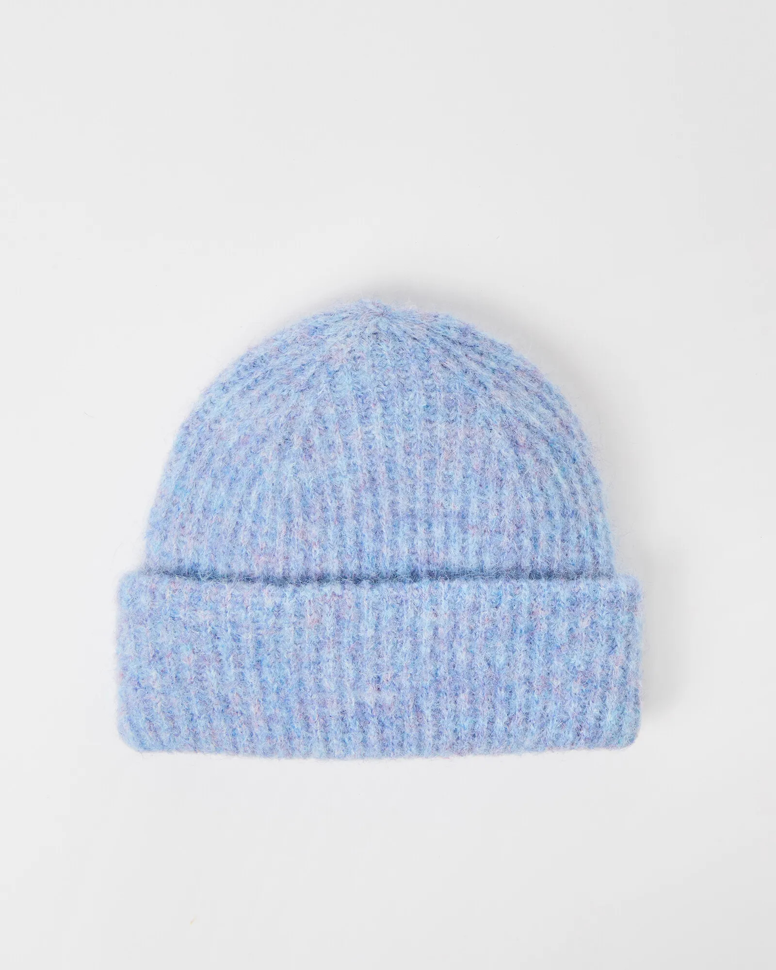 Blue Marl Knitted Beanie Hat | Oliver Bonas (Global)