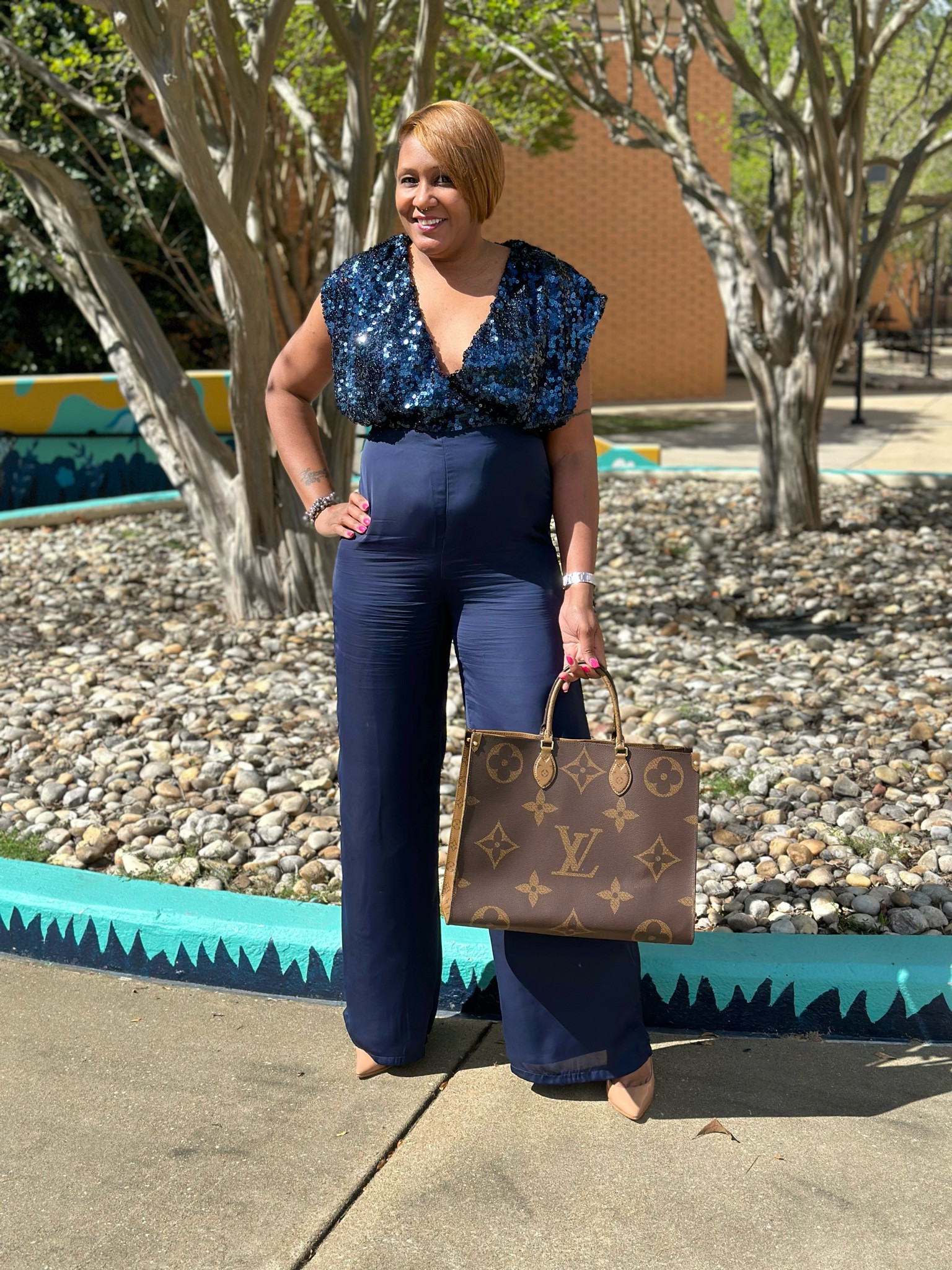 Sequins Jumpsuit 

#LTKSeasonal #LTKunder50 #LTKSale