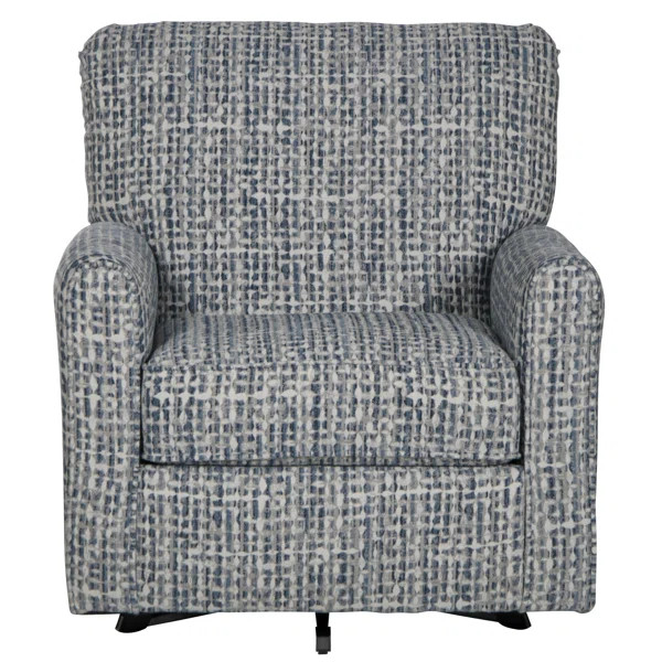 Brytanni Upholstered Swivel Armchair with Comfort Coil Seating | Wayfair North America